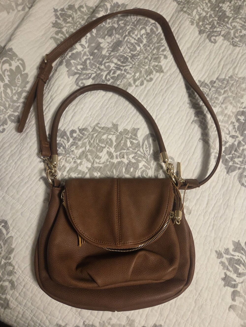 Jeane and Jax Purse with Gold Hardware Details